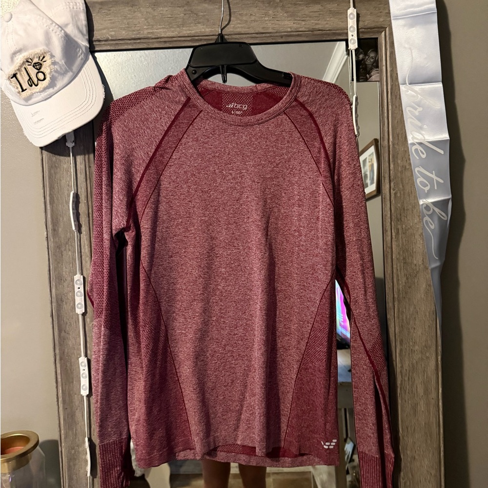 BCG Burgundy Performance Top